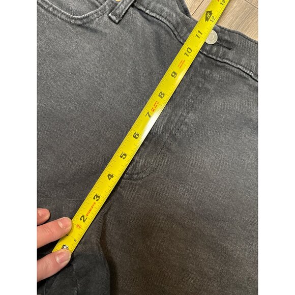 Signature By Levi Strauss & Co. Heritage High-Rise Black Denim Shorts Size 12 W3 - Picture 8 of 9